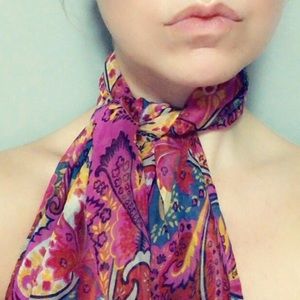 🔮 Etro Silk Paisley Scarf